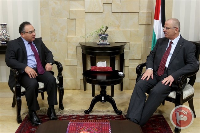 الحمدالله يبحث مع سفير مصر المستجدات السياسية