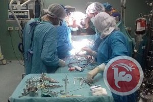 مجمع فلسطين الطبي يشغّل قسم جراحة قلب الاطفال