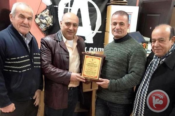 نابلس تكرم البطل العالمي امين فهمي بعد عودته من تايلاند