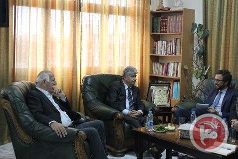 د.مجدلاني يستقبل القنصل الايطالي لويجي ماتيرلو