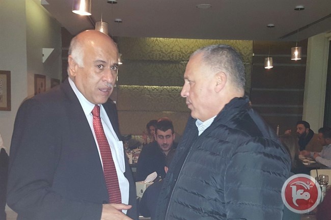 الرجوب يبحث مع ابو ريدة آليات دعم حقوق الرياضة الفلسطينية