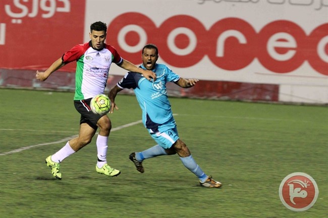 السموع يفوز على المتصدر والثقافي على الهلال وتعادل سلوان وبلاطة