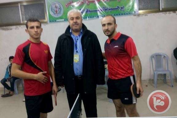 المجمع والصداقة وشباب خان يونس والرياضي الى دور الاربعة لكرة الطاولة