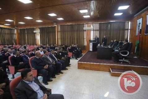 تكريم مدراء الأجهزة الأمنية بقلقيلية