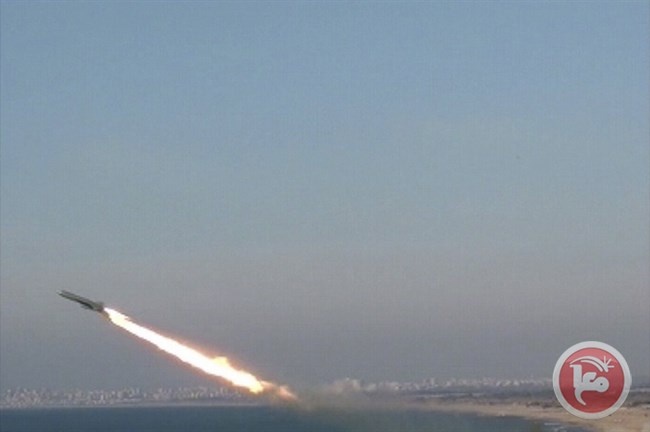 اطلاق 12 صاروخاً من غزة باتجاه البحر