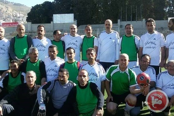 مباراة وديّة بكرة القدم بين مديريّتي نابلس وجنوب نابلس
