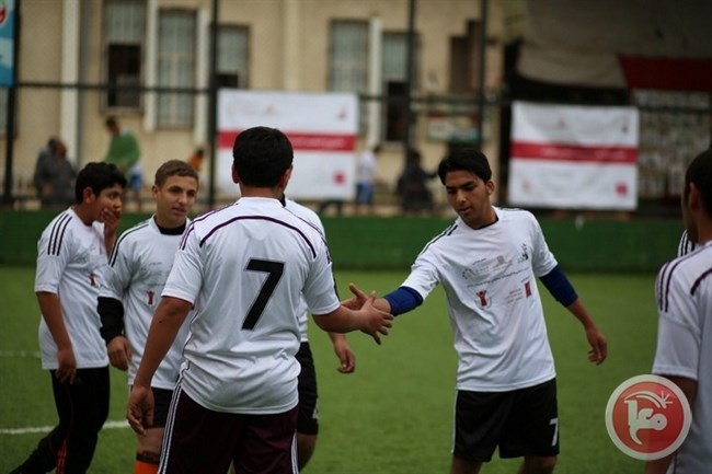 برنامج &quot;وجد &quot;يختتم دوري كرة القدم للأطفال الأيتام في قطاع غزة
