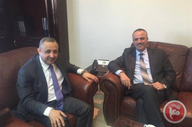 وزير العدل يلتقي رئيس ديوان التشريع والرأي الأردني