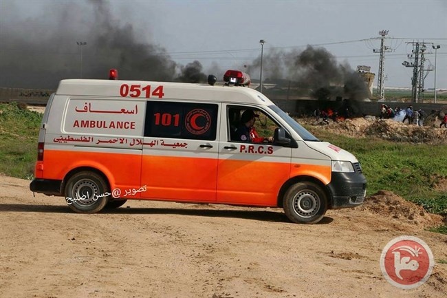 8 اصابات برصاص الاحتلال في مواجهات غزة