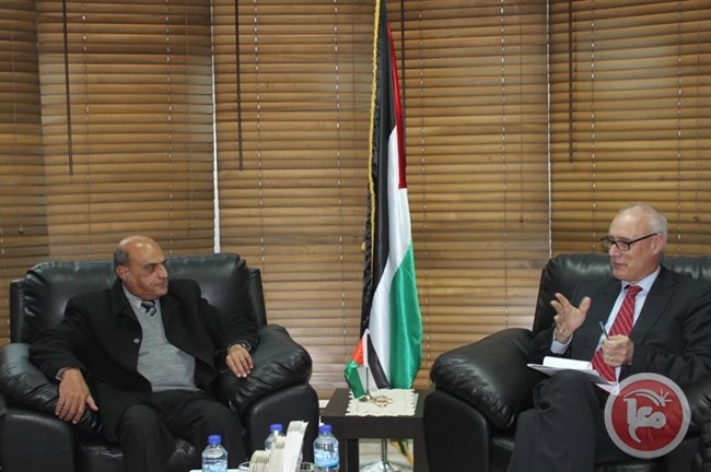صرصور يلتقي رئيس خبراء مشروع التعزيز المؤسسي لمجلس القضاء الأعلى