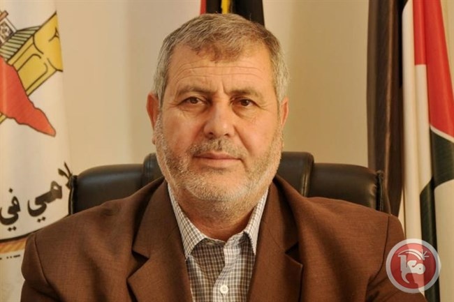 البطش يدعو الرئيس لإرسال وفد من مركزية فتح غزة لإنهاء الانقسام