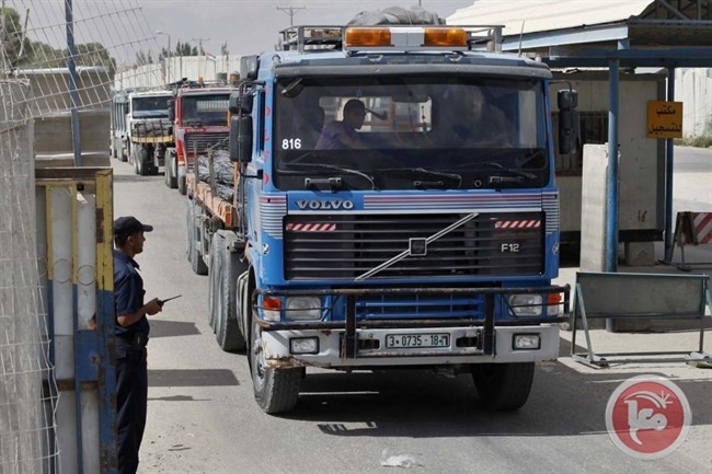 مصر تسمح بعبور 2192 شاحنة بضائع لغزة