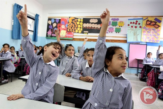 تربية غزة: غدا دوام اعتيادي في المدارس
