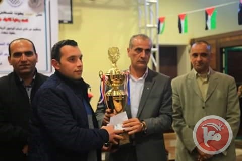 المجلس الأعلى يشارك في الحفل الختامي لبطولة فلسطين الفردية للشطرنج