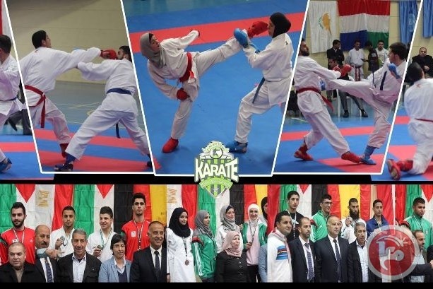 الاكاديمية العصرية للكراتيه بالخليل تتربع على عرش بطولة فلسطين للكبار