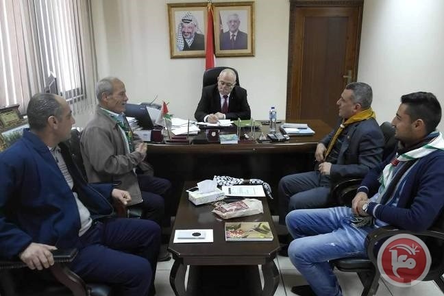 مفوضية طوباس الكشفية تجتمع مع محافظ طوباس والاغوار الشماليه
