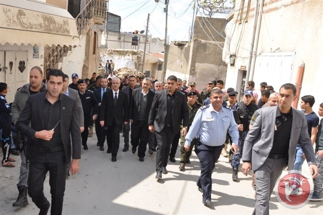 الحمد الله يشارك بتشييع شهداء حافلة المعتمرين