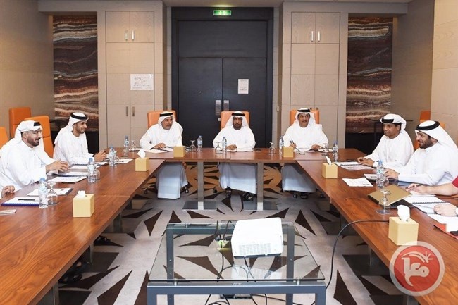 لجنة المنتخبات بالامارات تطلع على تحضيرات مباراتي فلسطين والسعودية