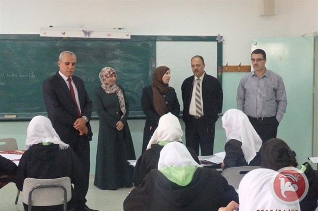 &quot;مروة&quot; يتفقد قاعات امتحان التجريبي في بيت لحم
