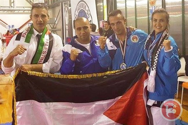 منتخب فلسطين يحصد ميداليتين برونزيتين في بطولة إيطاليا للتايكوندو