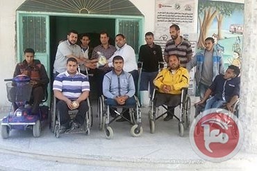 نادي الارادة لذوي الاعاقة يكرم عضو البارالمبية الفلسطينية ظريف الغرة