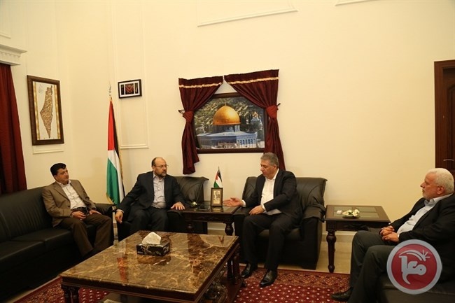 السفير دبور يلتقي ممثل حماس في لبنان