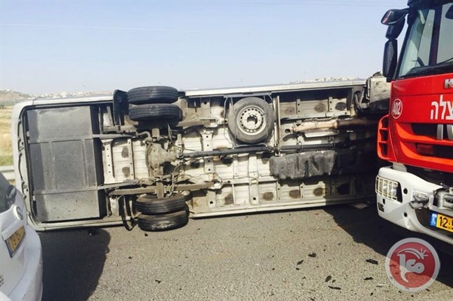 اصابة 25 طفلا اسرائيليا في حادثي طرق في القدس وغرب بيت لحم
