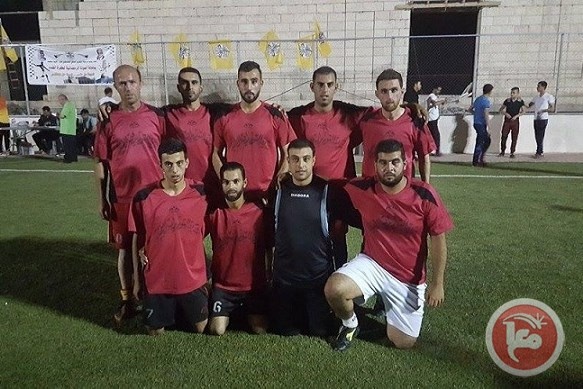 فوزان لبديا واسكاكا في بطولة العودة الرمضانية الكروية بسلفيت