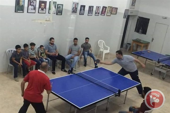 بطولة شهداء مخيم الجلزون لكرة الطاولة