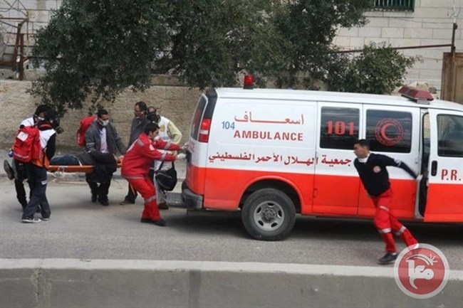 اصابة مواطن في حادث سير شرق قلقيلية