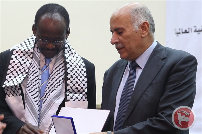 الرجوب يتلقى رسالة شكر من الأمين العام للمنظمة الكشفية العربية