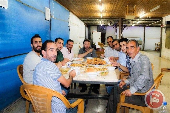 اللجنة المساندة لاتحاد كرةالطاولة تجتمع بافطار جماعي في اريحا