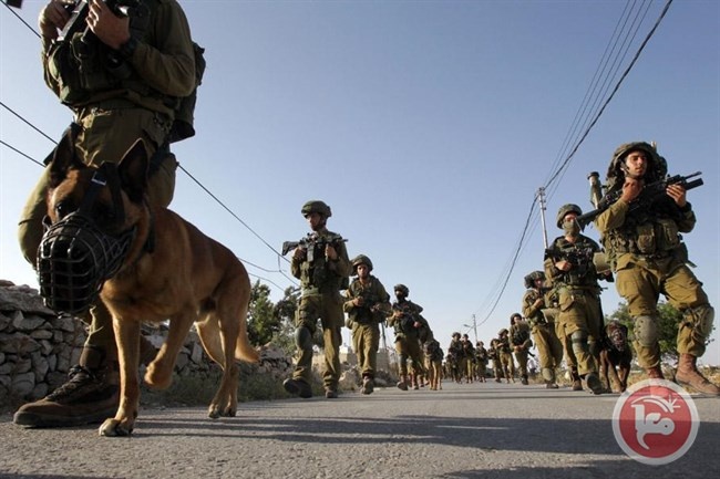 مناورات عسكرية اسرائيلية جنوب بيت لحم