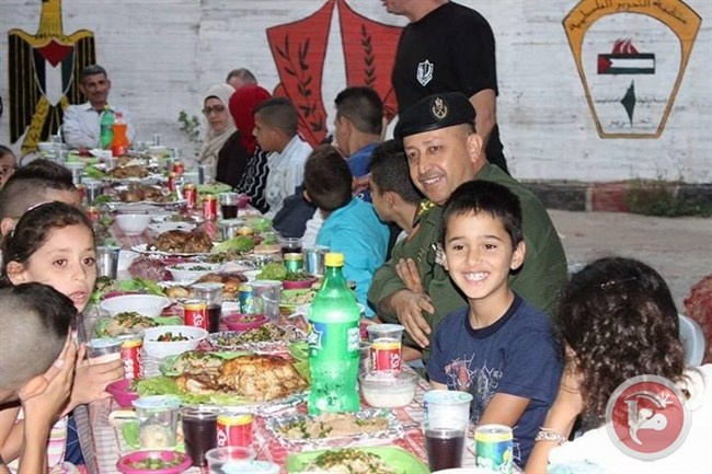 الارتباط العسكري الفلسطيني يختتم فعاليات رمضان مع الأيتام في بيت لحم