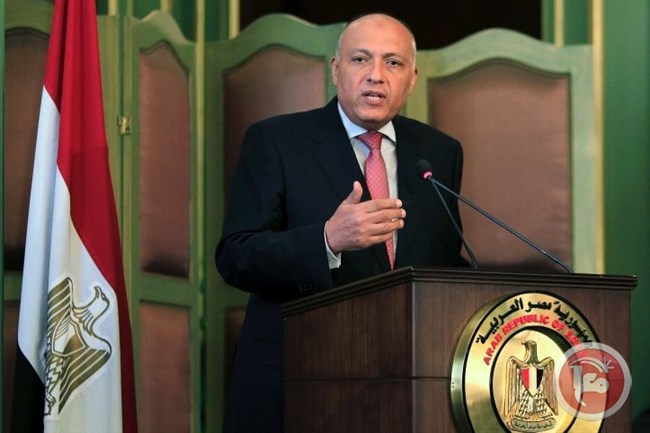 الخارجية المصرية: تم تحريف تصريح الوزير حول &quot;قتل اطفال فلسطين&quot;