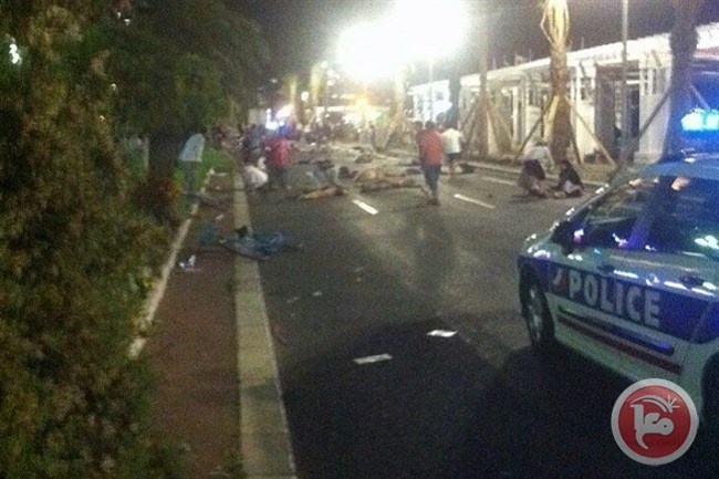 84 قتيلا و100 جريح في حادث دهس بمدينة فرنسية