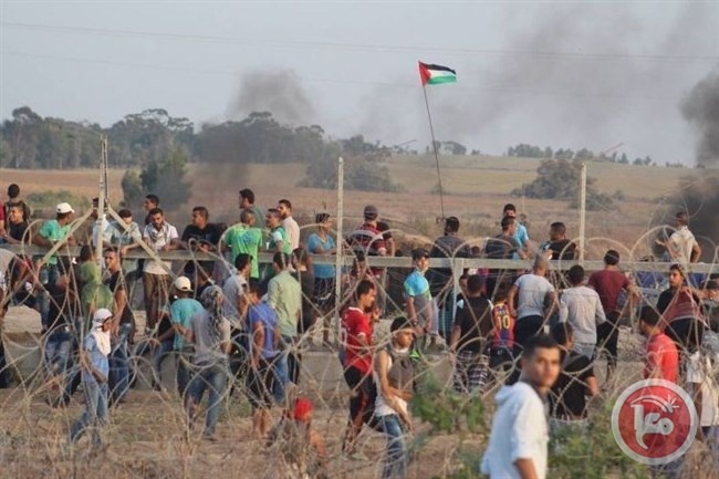 اصابتان برصاص الاحتلال في مواجهات غزة