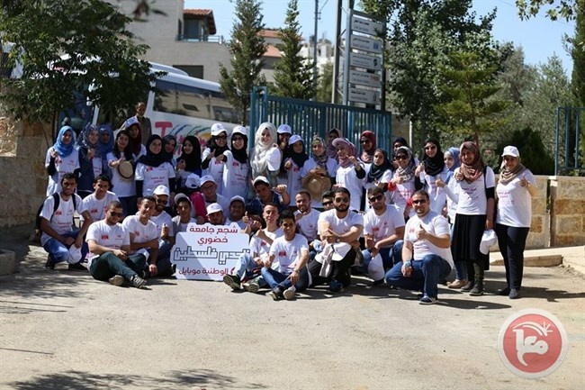 فريق جامعة خضوري يفوز في برنامج تحدي فلسطين بال سبورت