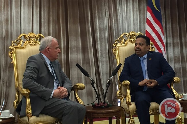 المالكي يبحث تكثيف التعاون الماليزي لفضح الانتهاكات الإسرائيلية