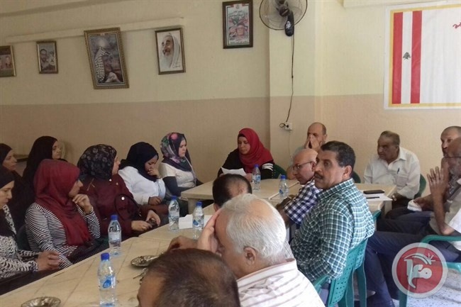 ورشة عمل للملتقى الديمقراطي للاعلاميين الفلسطينيين في البداوي