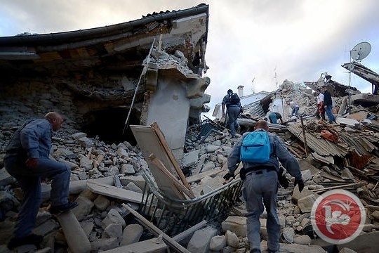 صور- قتلى ودمار واسع في زلزال ضرب وسط ايطاليا