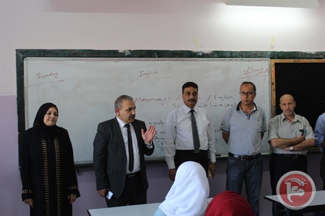 افتتاح العام الدراسي في ضواحي القدس من مدرسة حزما