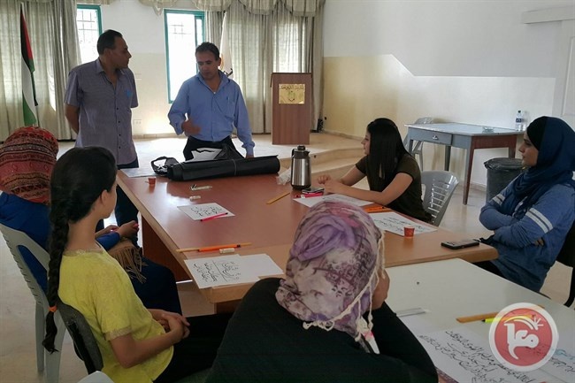 وزارة الثقافة تفتتح دورة الخط العربي في بيت لحم