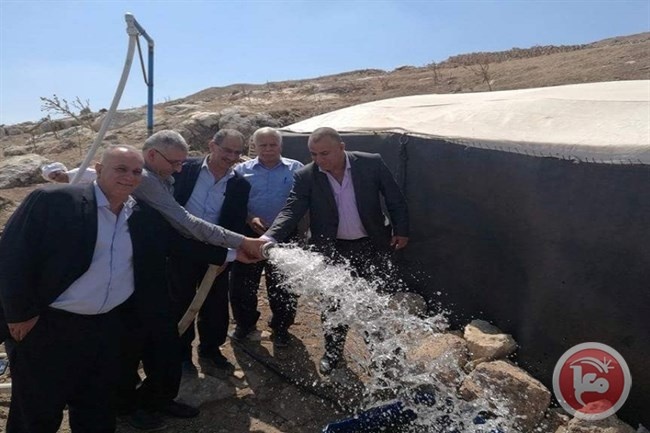 وكيل وزارة العمل يفتتح مشروع خط مياه &quot;ابزيق سلحب&quot;