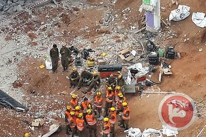 تل أبيب - ارتفاع عدد القتلى إلى 4...البحث جار عن مفقودين تحت الانقاض