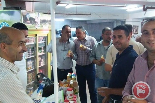 شركة الجنيدي للالبان تنظم يوما ترويجيا في رام الله