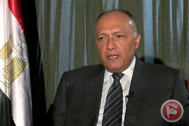 وزير الخارجية المصرية يشارك في جنازة بيرس