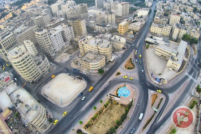 نابلس- بدء العمل بالخطة المرورية الجديدة