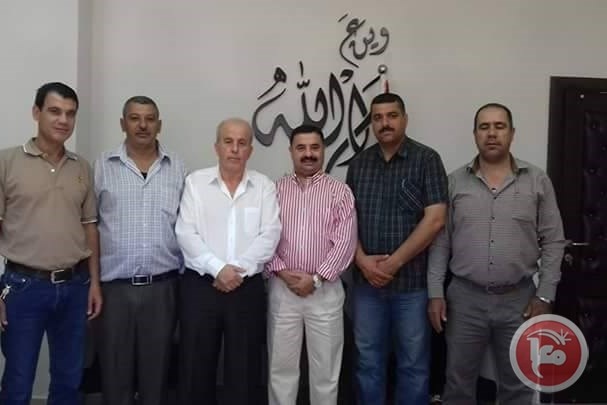 جمعية قدامى اللاعبين برام الله والبيرة تلتقي اللواء سامح عبد المجيد