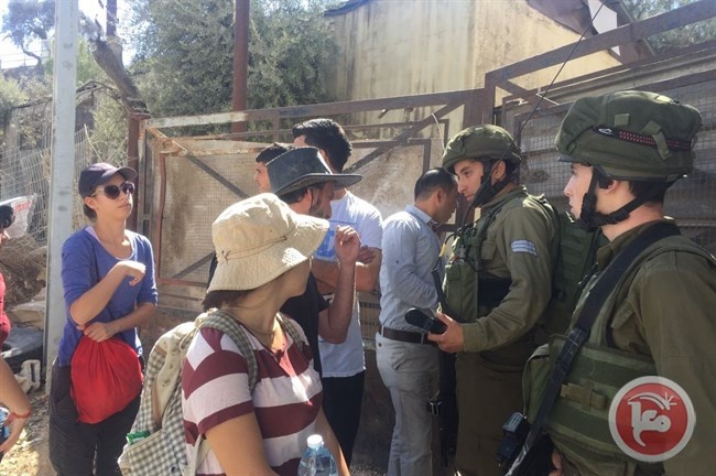 الاحتلال يمنع نشاطا تطوعيا في تل الرميدة